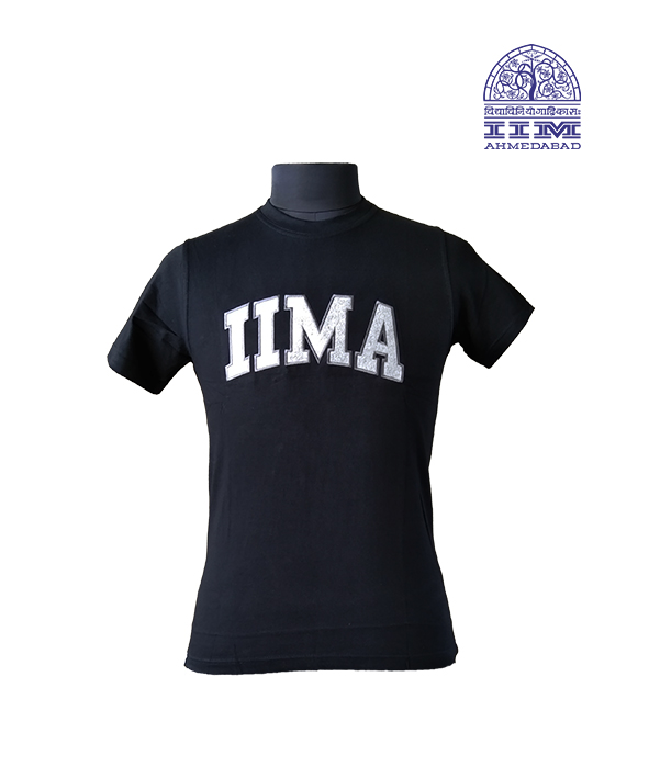 Round Neck black With IIMA